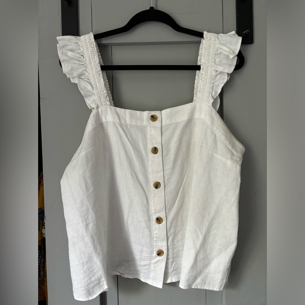 J.Crew linen tank
